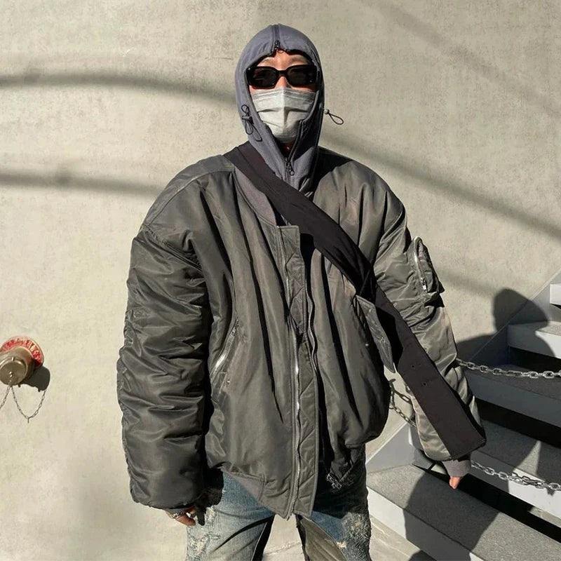 Veste de vol en coton épais pour homme