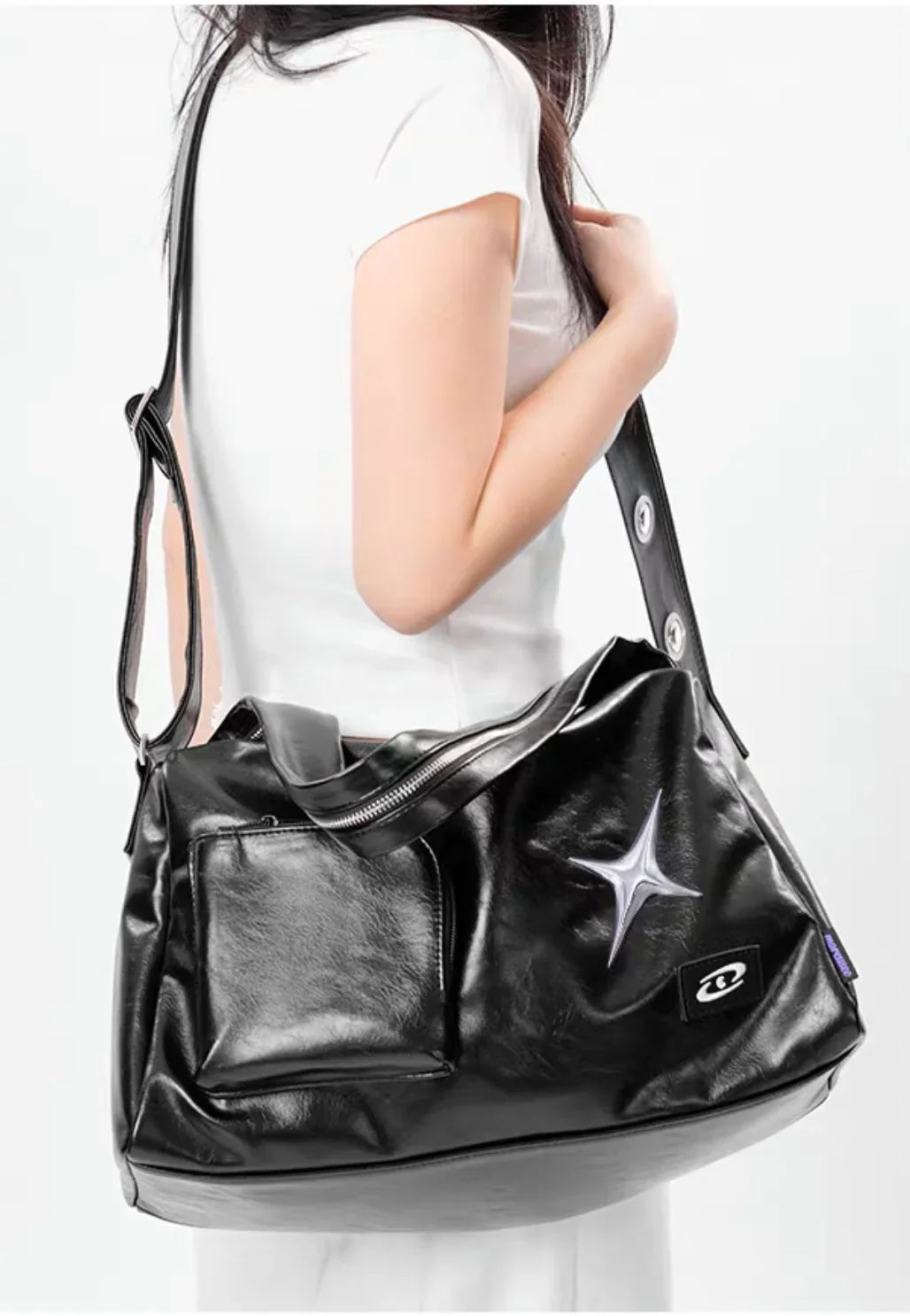 Black 38x21x13cm