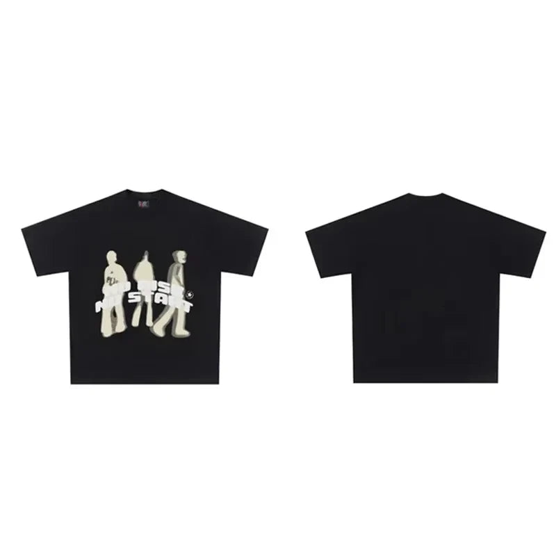 No Rise No Start Black T-shirt - MADXMARX