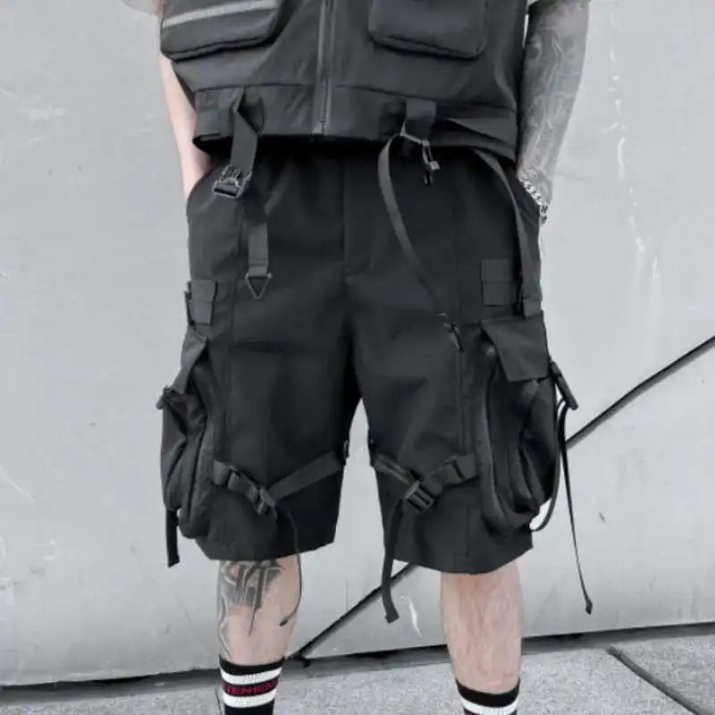 Dark Tactical Loose Fit Techwear Short