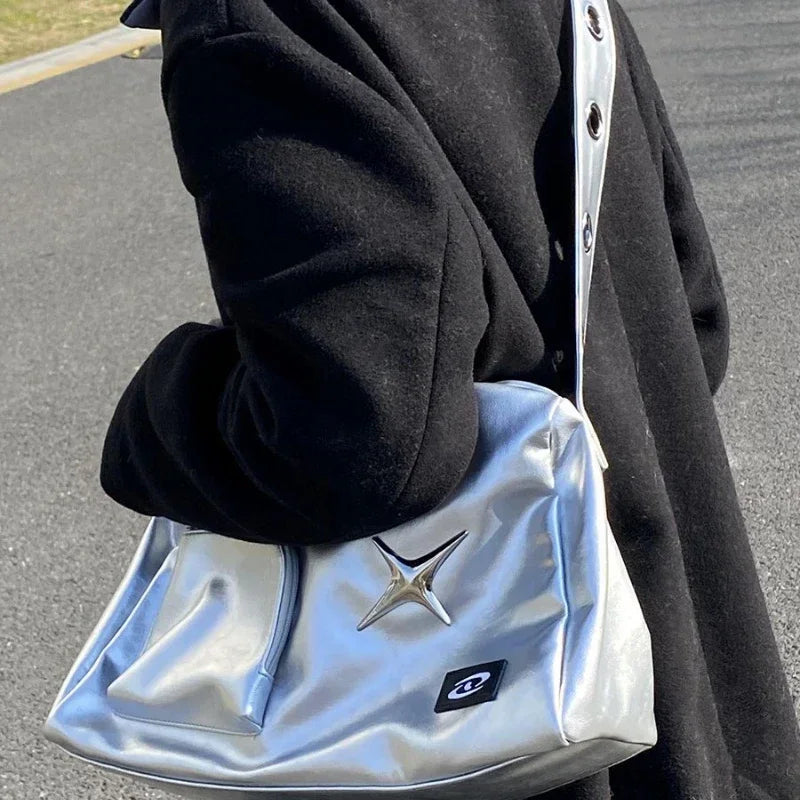 Sac à bandoulière motif étoile Y2K