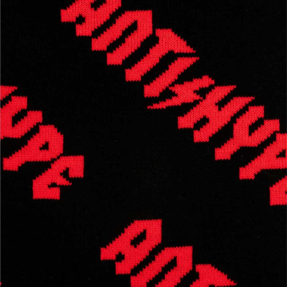 Y2K Knitted Gothic Scarf