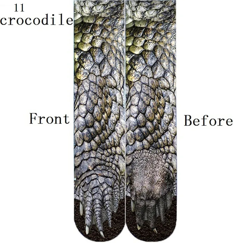 Funny Animal Paw Tiger Leg Socks