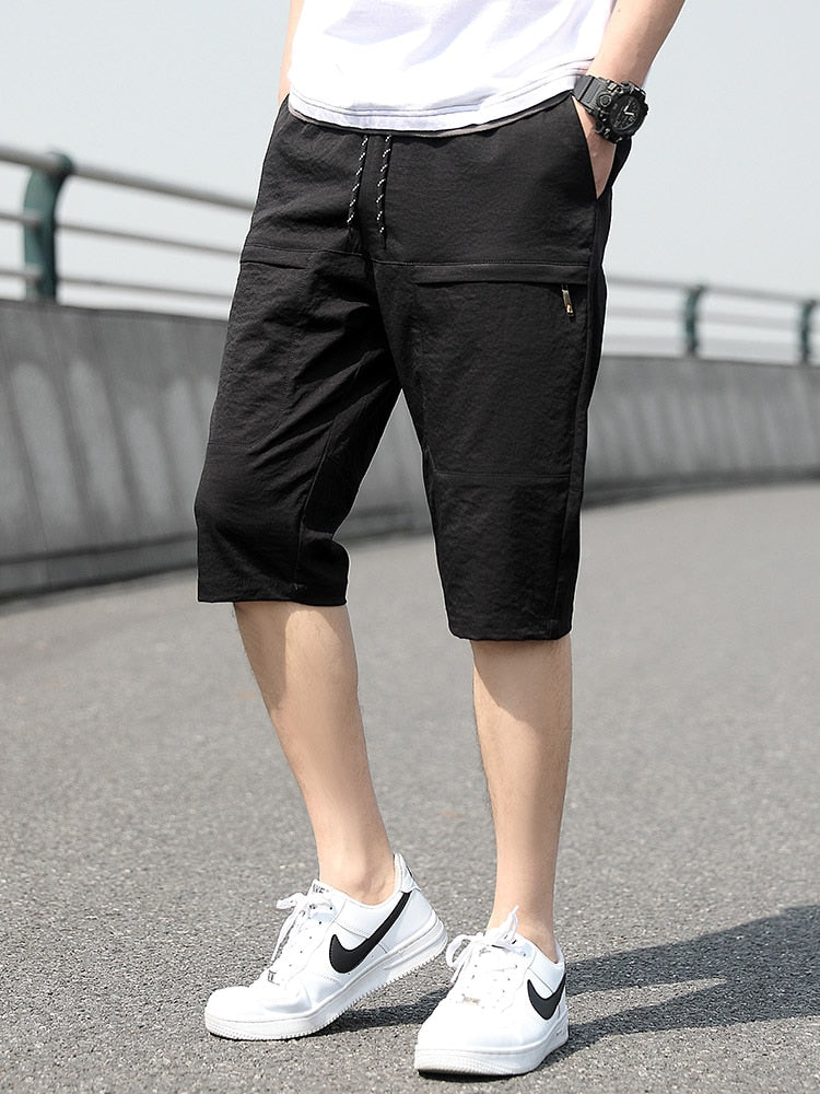 Pantaloncini larghi, casual e traspiranti
