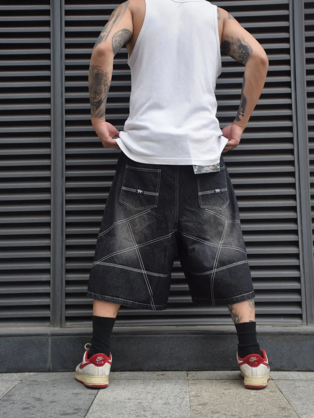 Y2k Baggy Reverse Washed Jorts