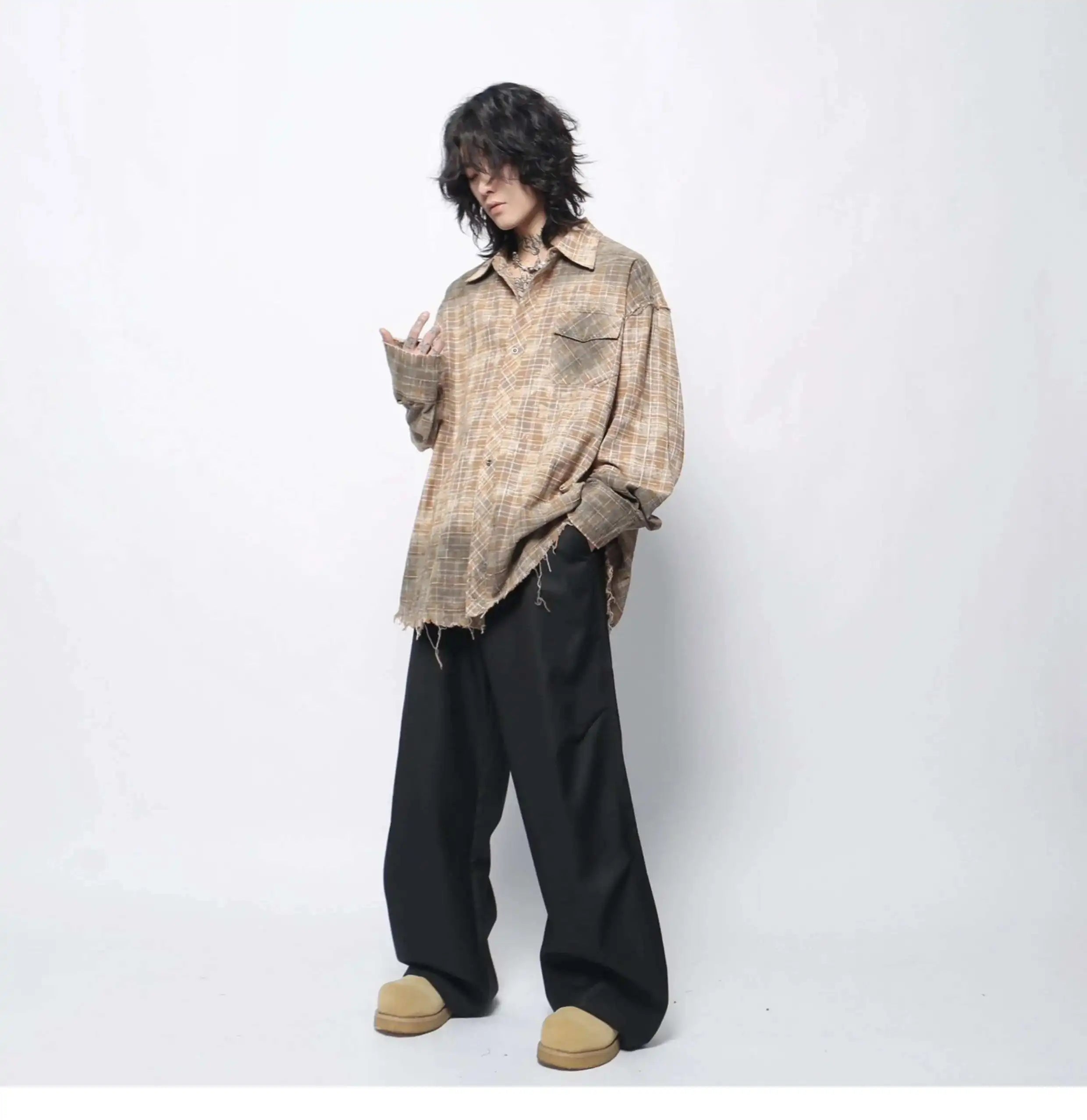 American Style Gradient Washed High Street Shirt