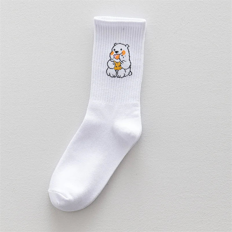 Soft Winter Cute Cartoon Bear Socks