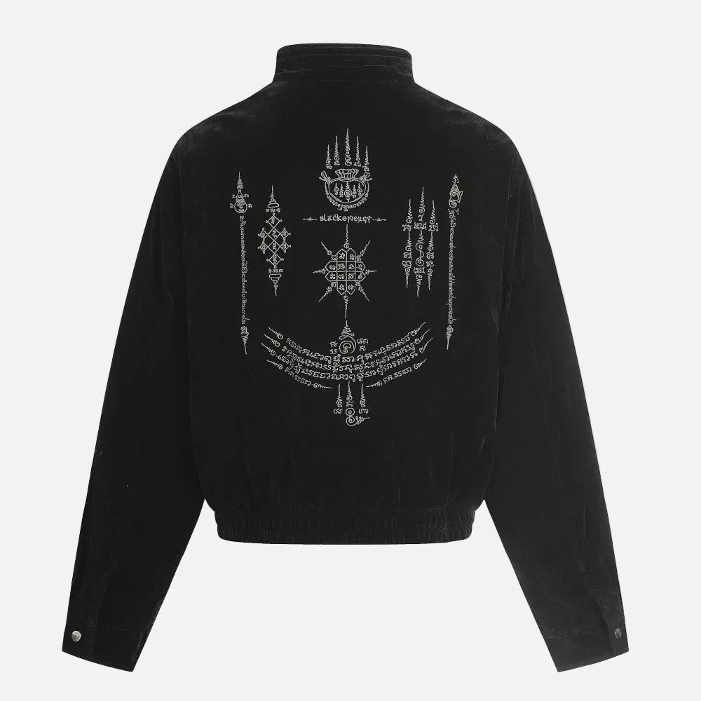 Streetwear Button Down Stand Collar Jacket