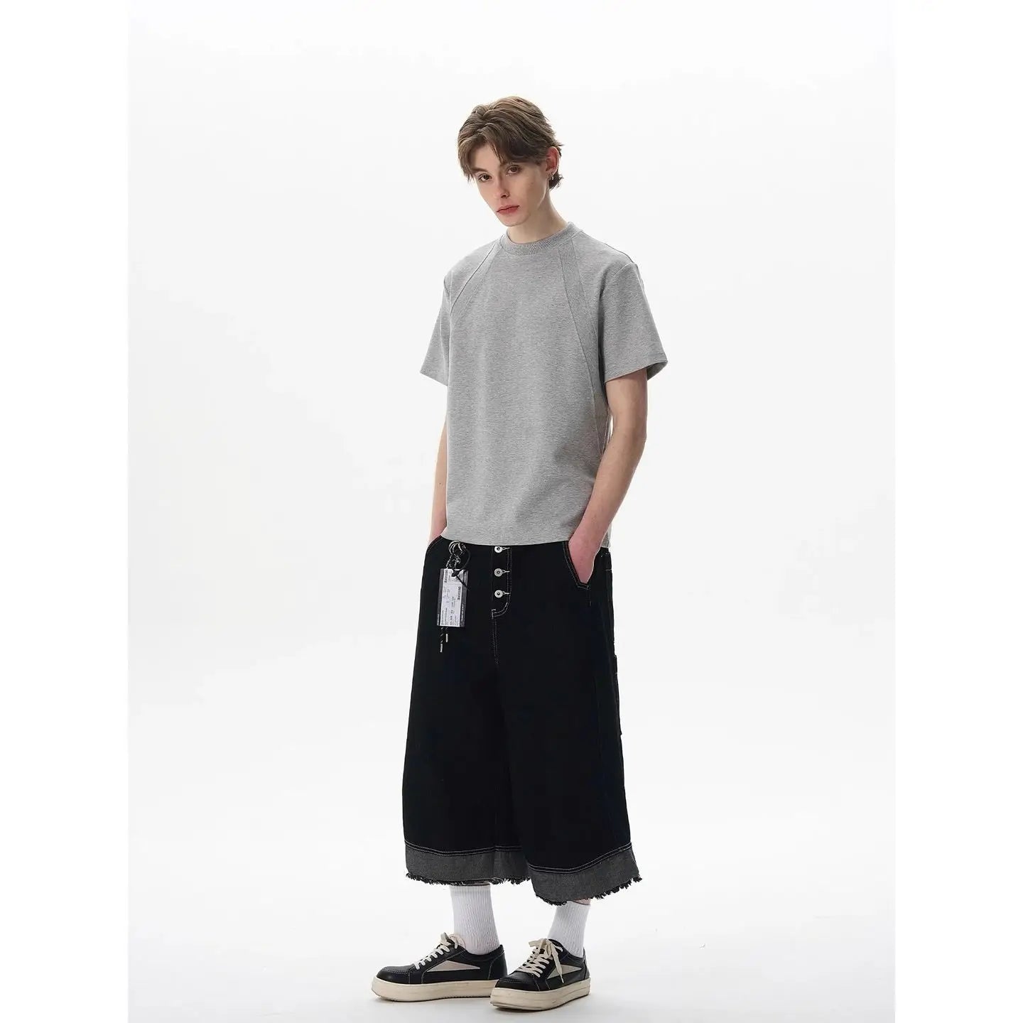 Space Cotton Stitched Box Fit T-Shirt
