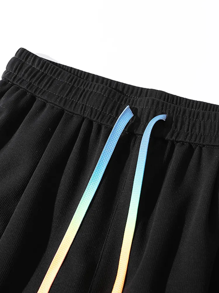 Pantaloncini larghi arcobaleno