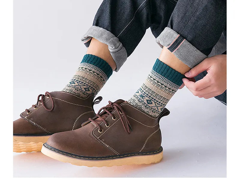 Thick Wool Retro Socks