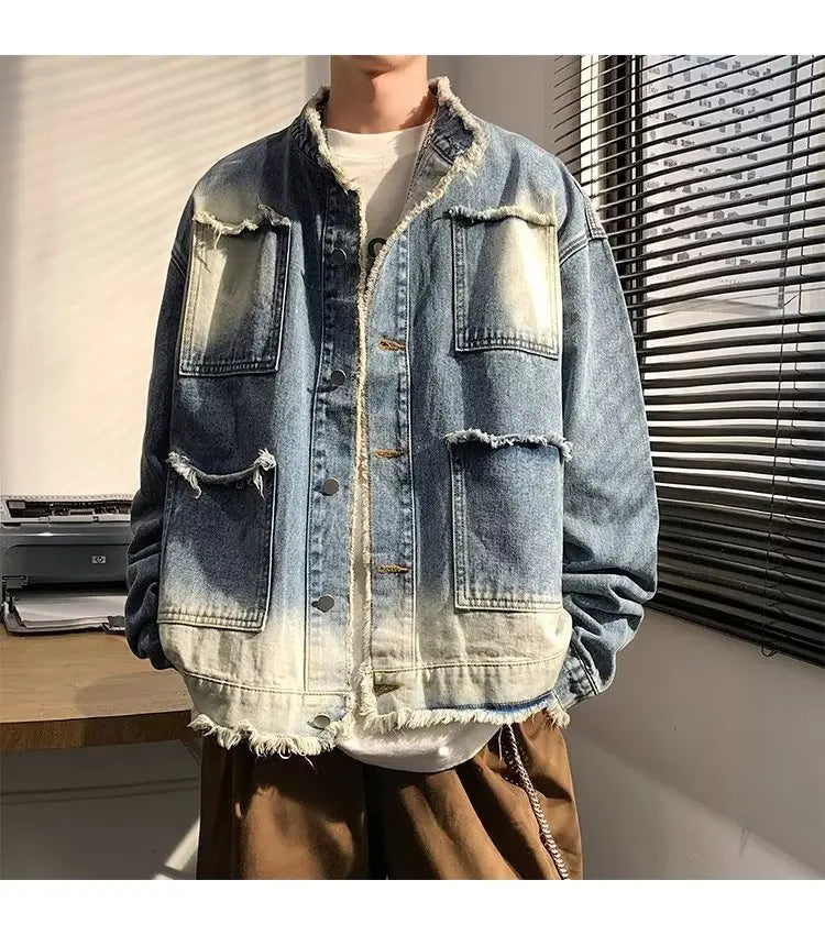 Chaqueta vaquera retro estilo americano