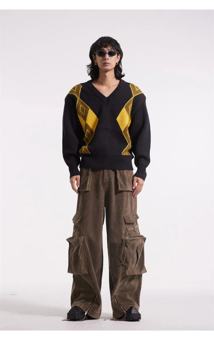 Lautaro Faux Leather Cargo Pants