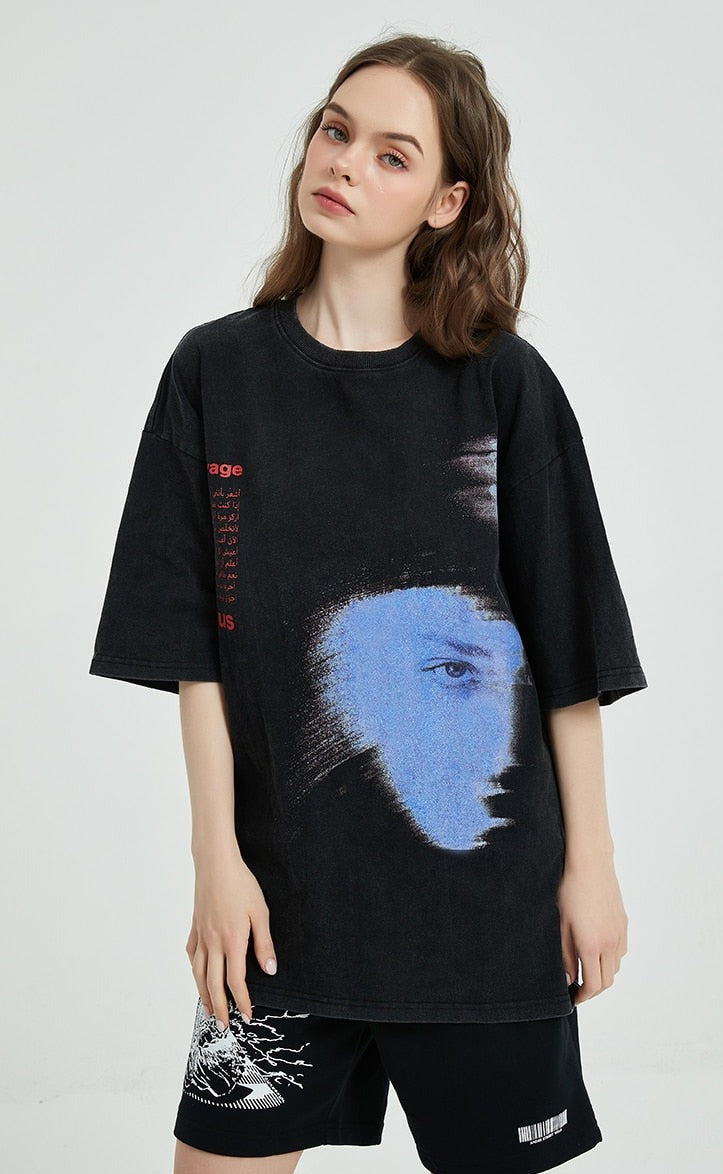 "Focus" Bazzi Washed T-shirt