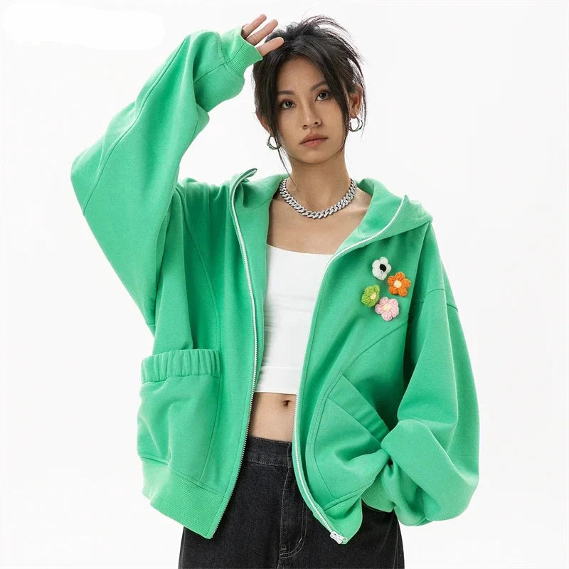 Sweats à capuche zippés confortables