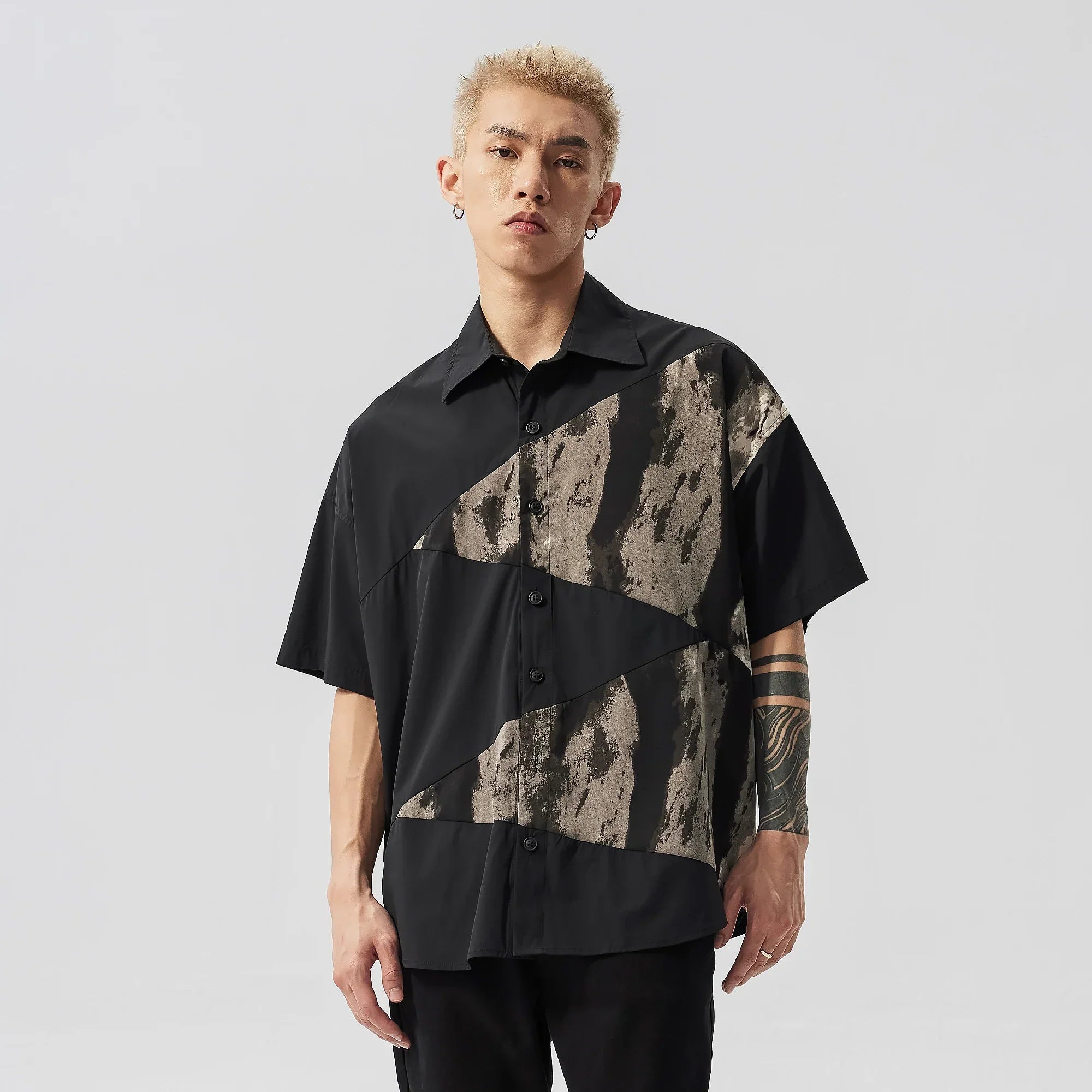 Lightweight Vintage Breathable Loose Lapel Shirt - MADXMARX