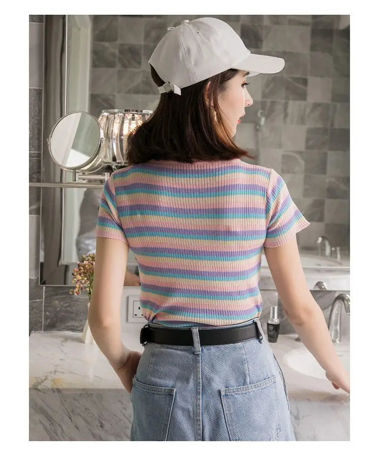 Leather Silver Buckle Y2K Belt