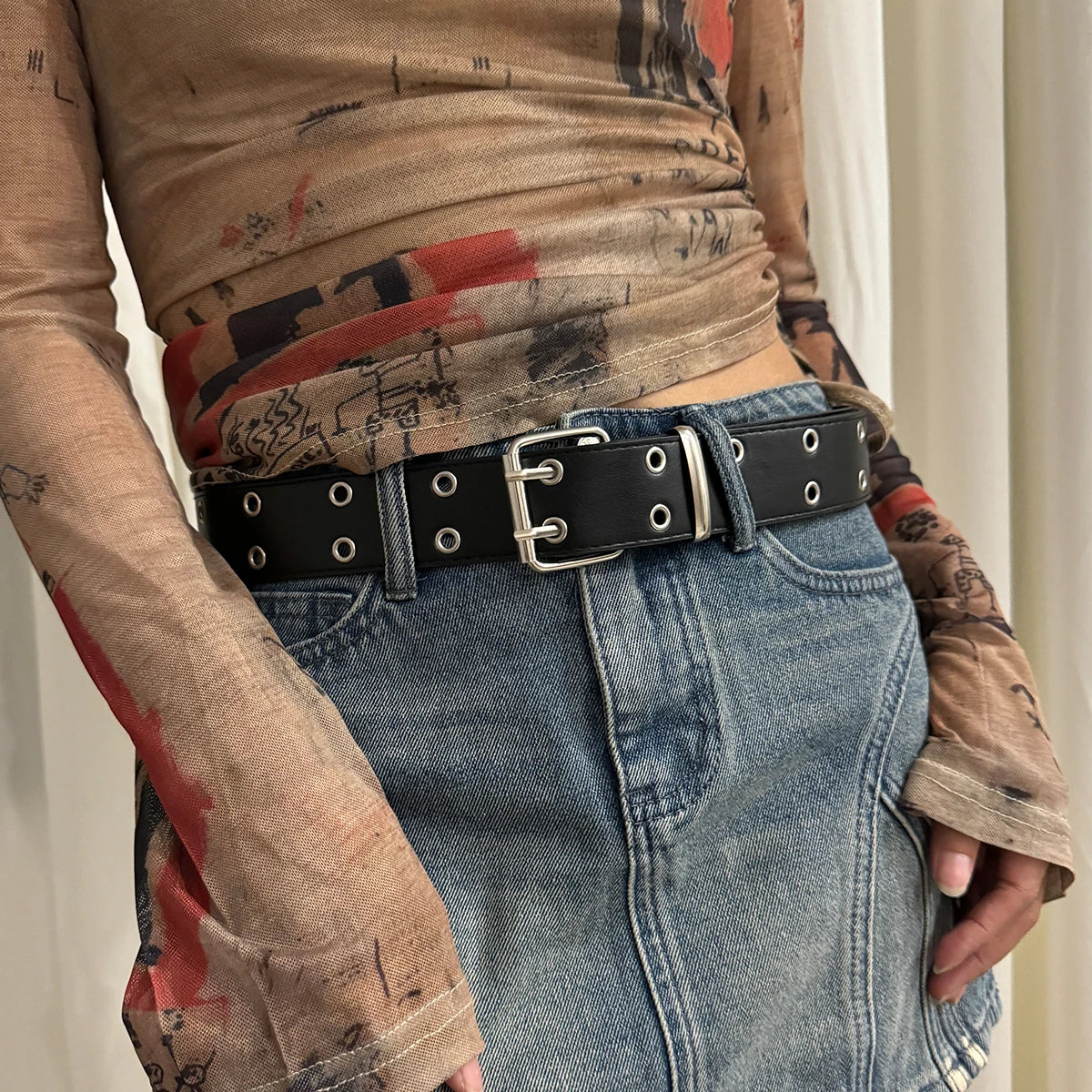 Y2K Rivet Gothic Belts