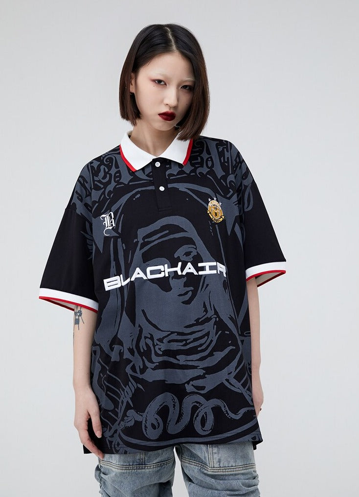 Virgin Mary Soccer T-shirt