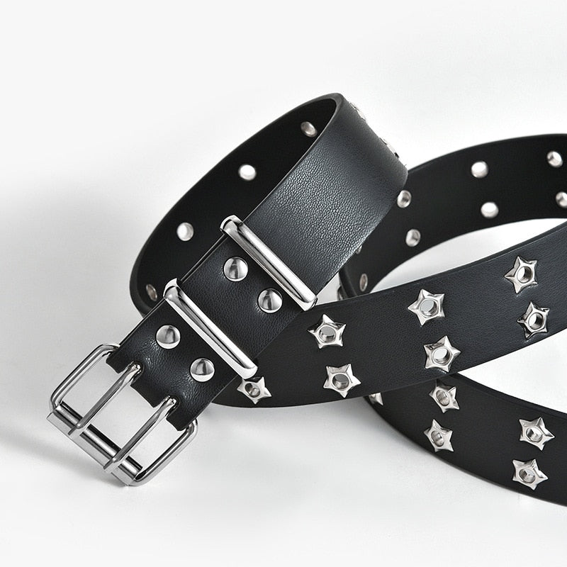 Star Rivet Belt Goth