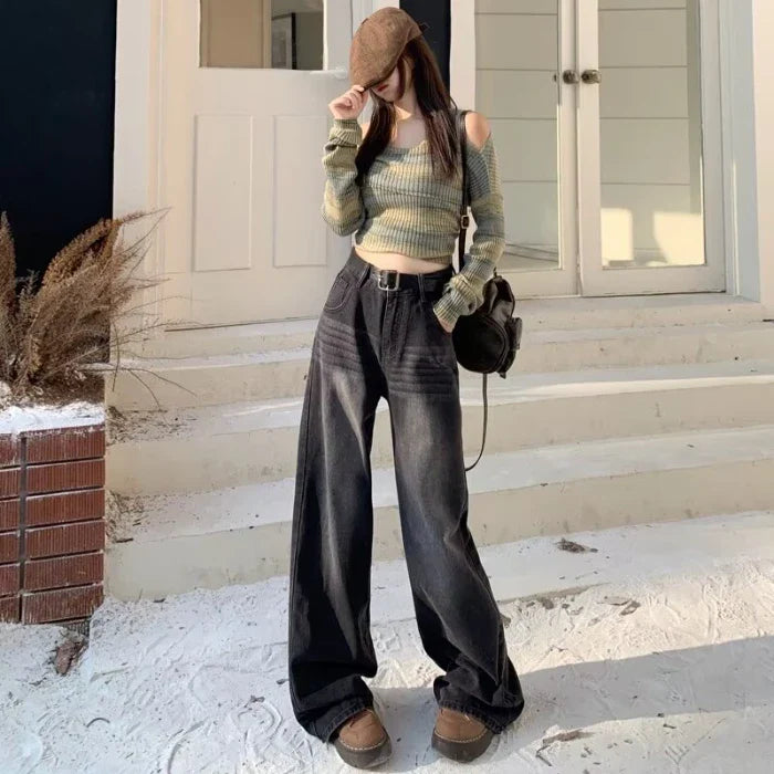 Y2K Vintage Loose Fit Denim Jeans