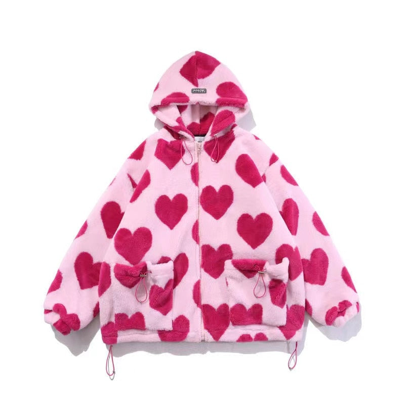 Chaqueta extragrande de piel Love Struck