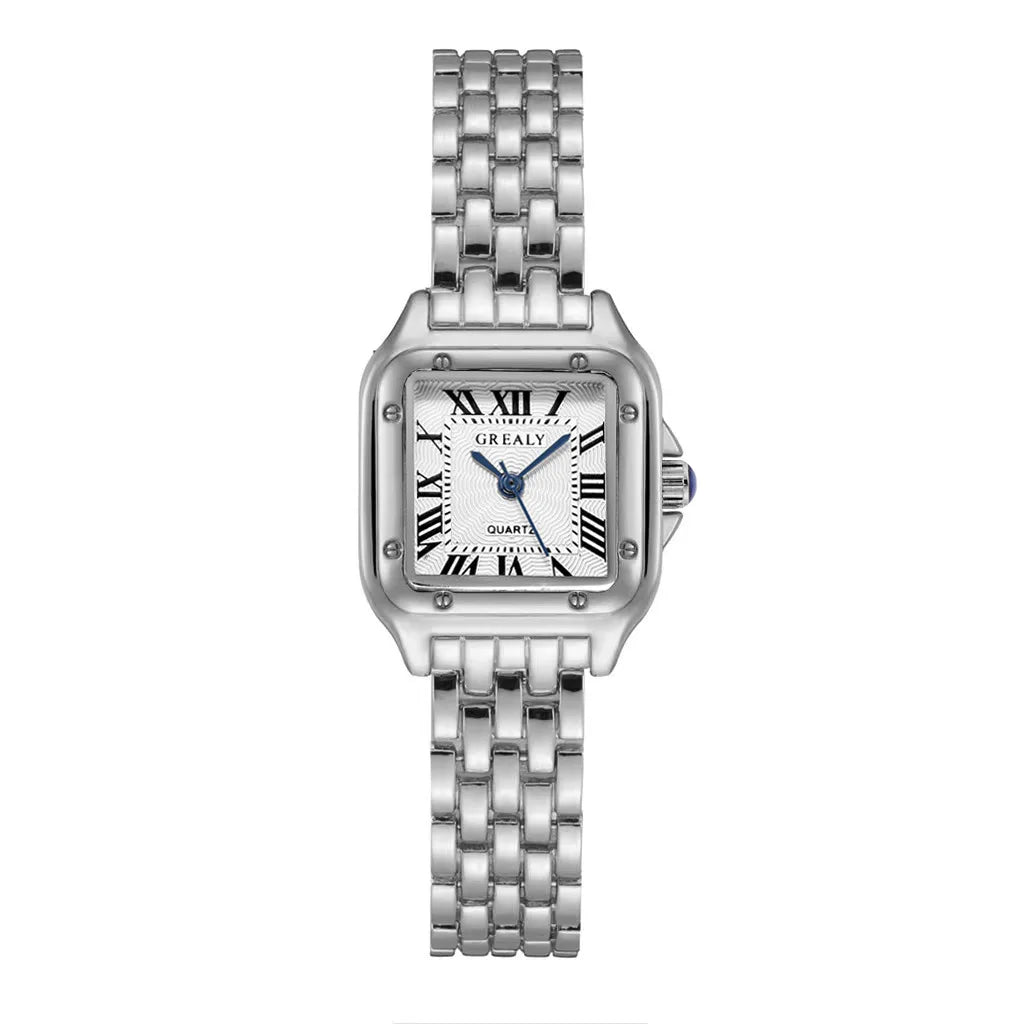 Trendy Gold Stainless Steel Female Watch - MADXMARX
