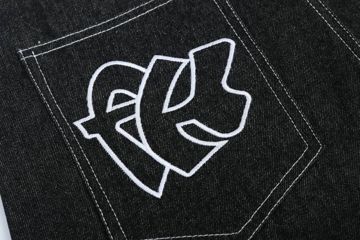 Bestickte Taschen Übergroße Jorts