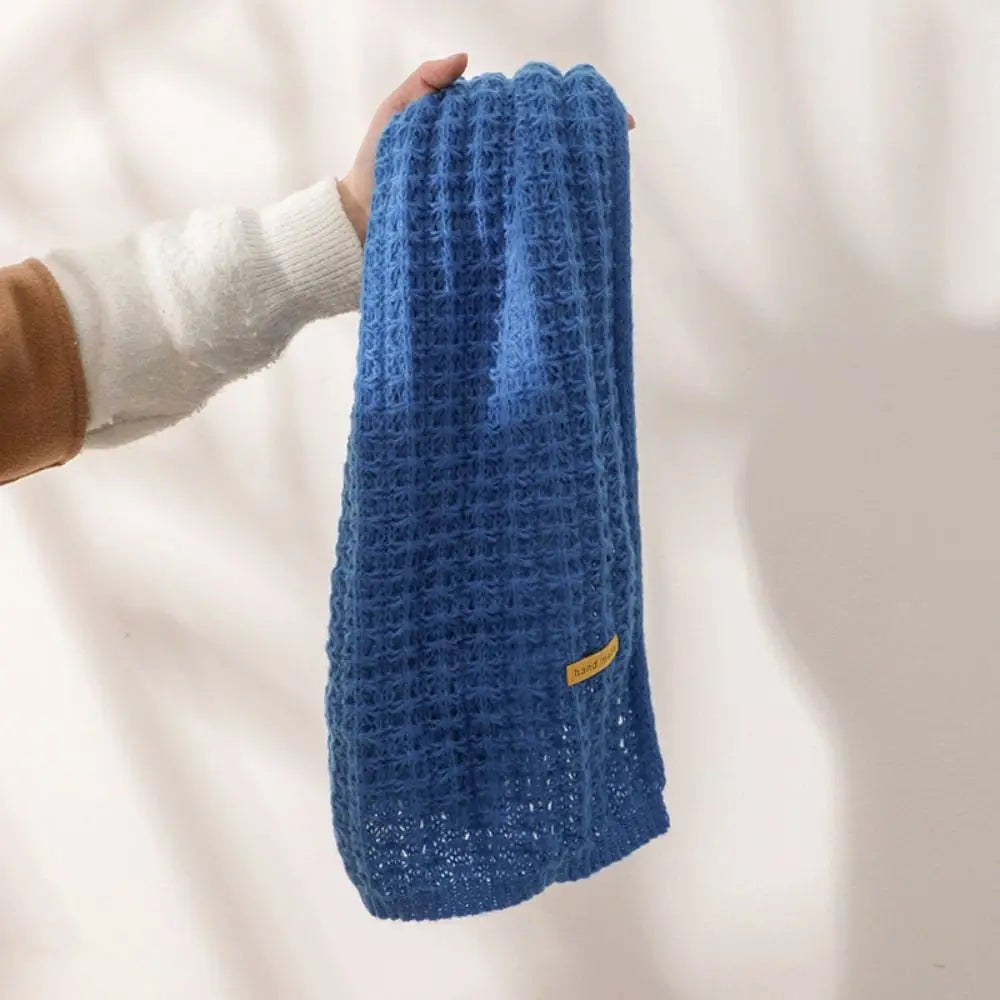 Knitted Solid Color Scarves