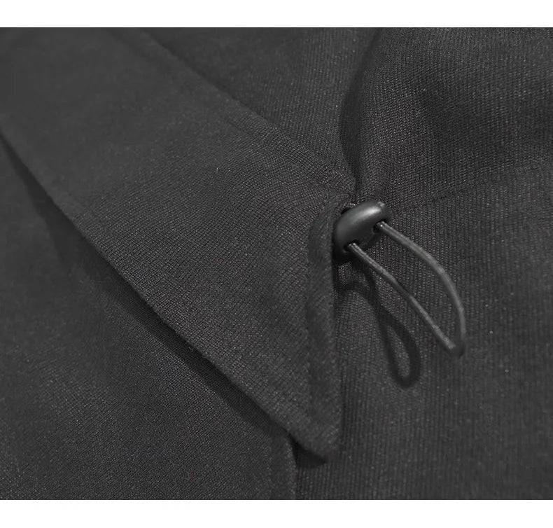 Pantalon ample décontracté patchwork pour homme