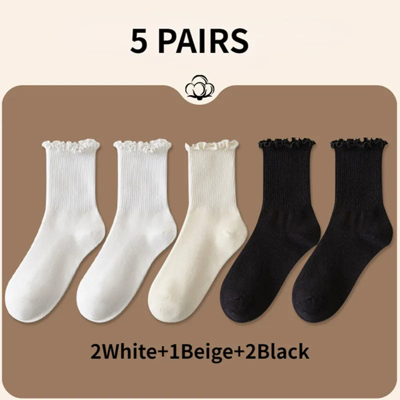 Breathable Middle Tube Socks