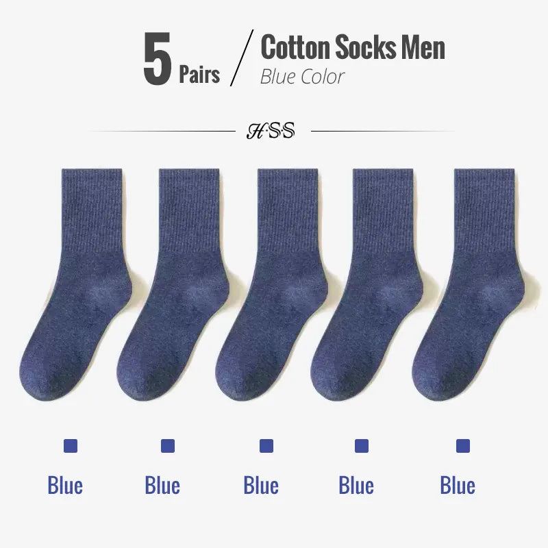Combed Colorful Breathable Socks