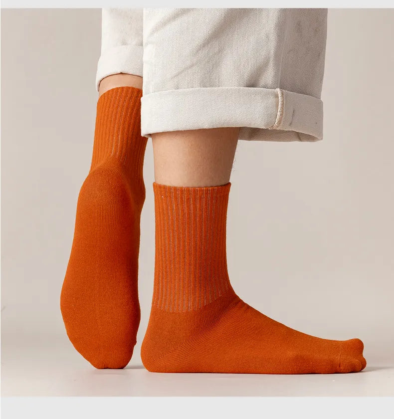 Combed Colorful Breathable Socks