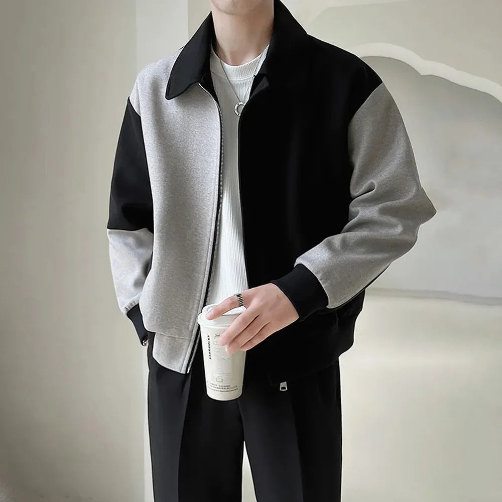 Autumn Contrast Color Casual Business Jacket