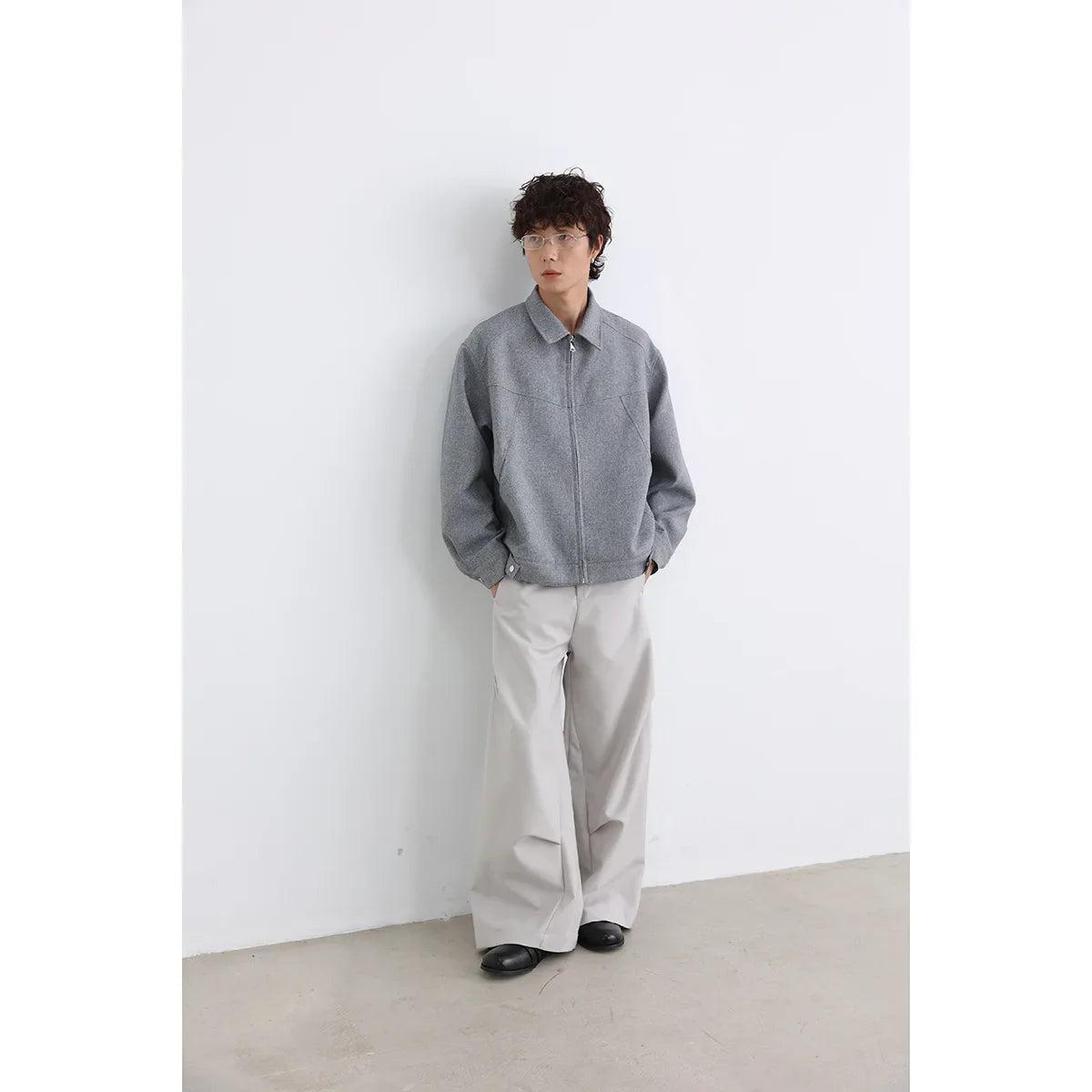 Men Patchwork Loose Vintage Casual Retro Jacket