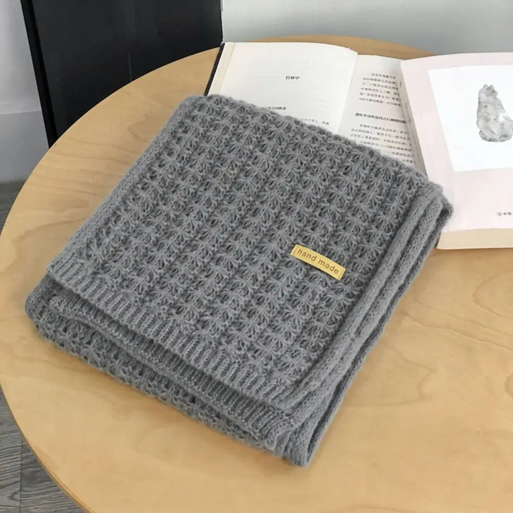 Knitted Solid Color Scarves