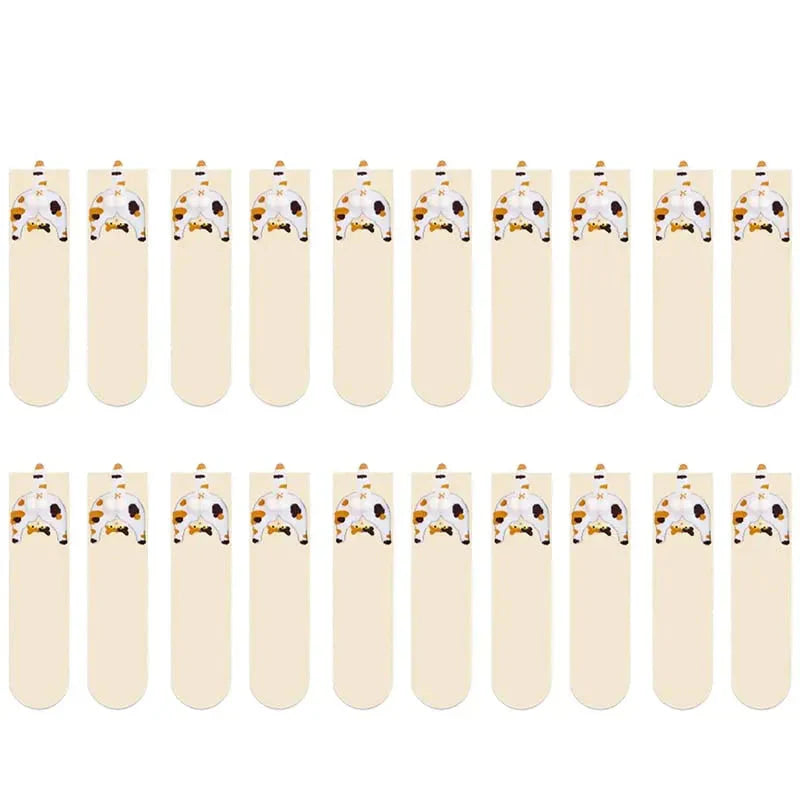 Cute Cartoon Cat Egg Stacking Socks