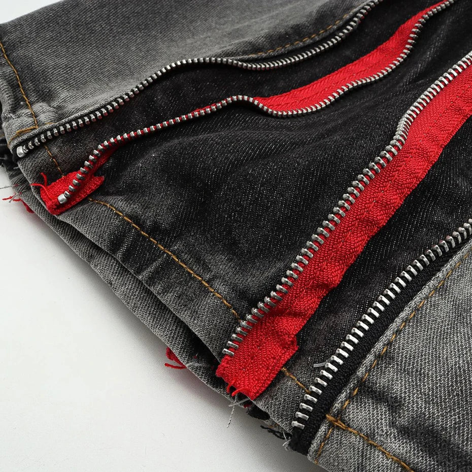 Pantaloncini cargo con cerniera Street