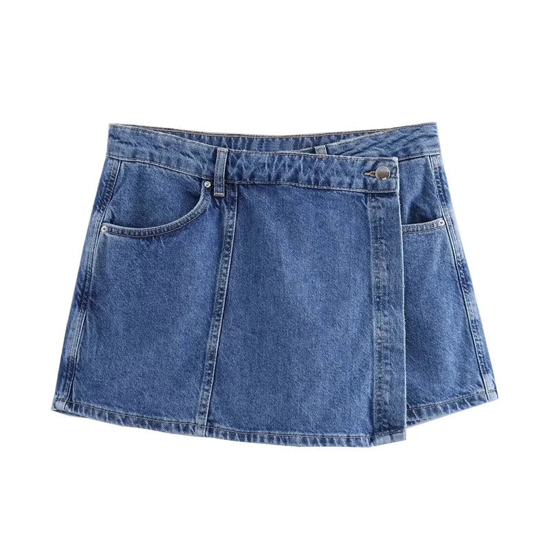 Y2K Cropped Denim Set - MADXMARX