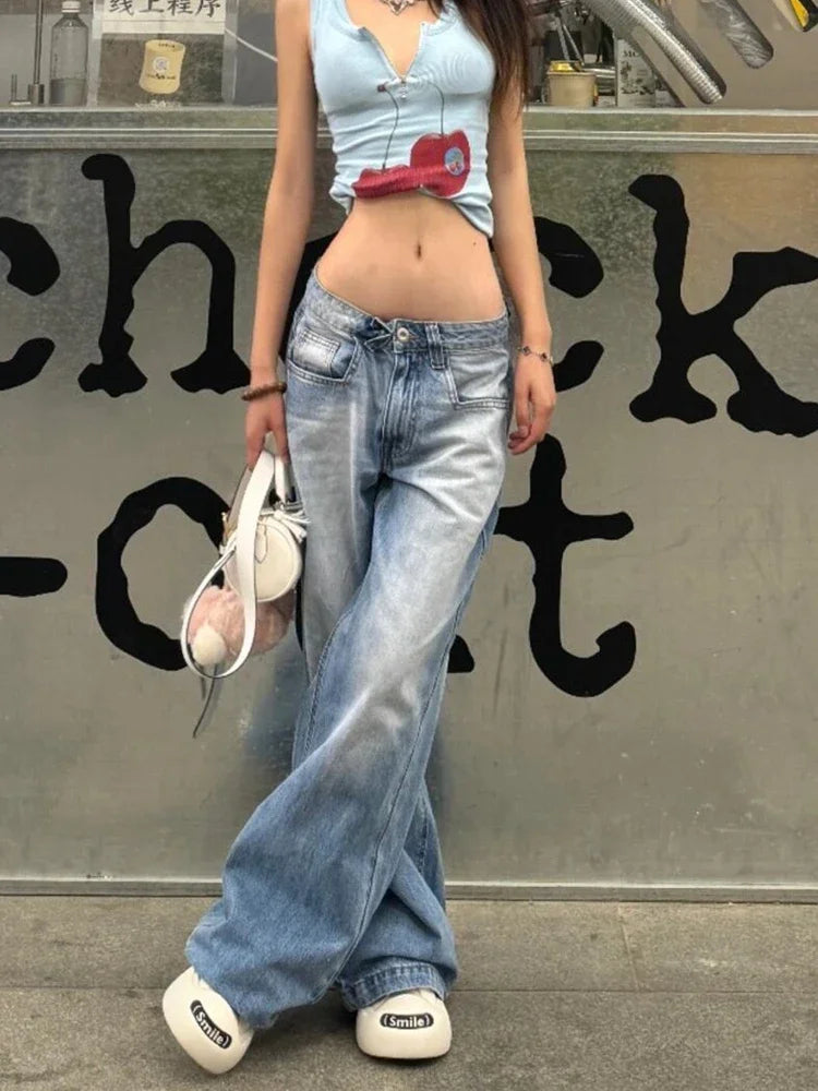 Y2K Japanese Vintage American Low Jeans