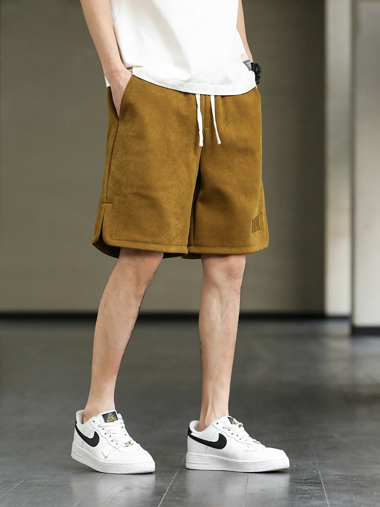 Baggy sweatshorts met trekkoord