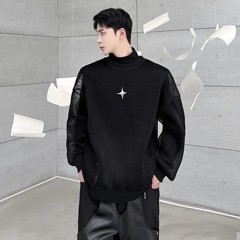 Sweat-shirt en maille texturée