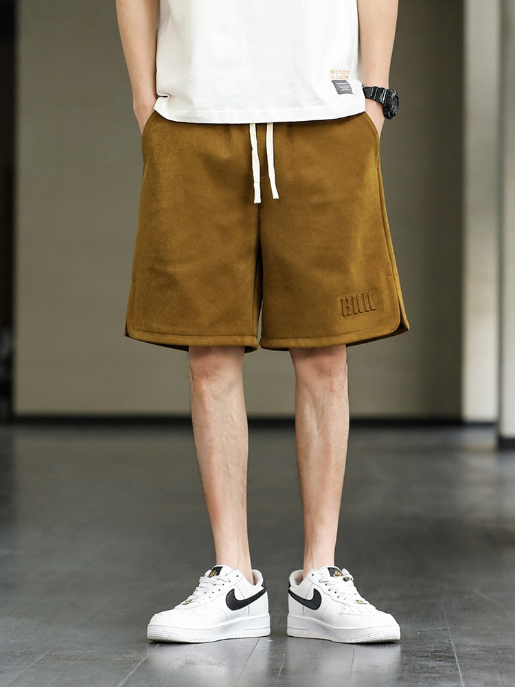 Baggy sweatshorts met trekkoord