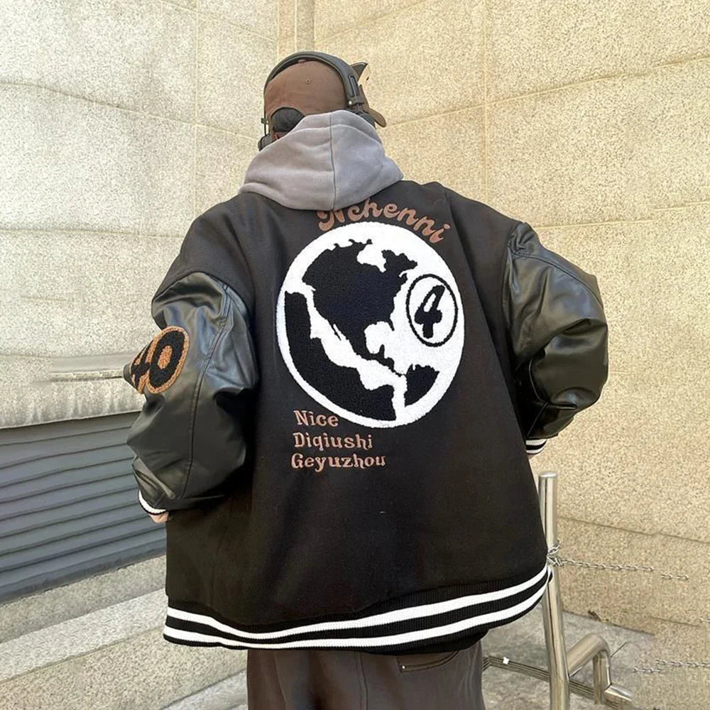 Retro American Style Baseball Versatile Jacket