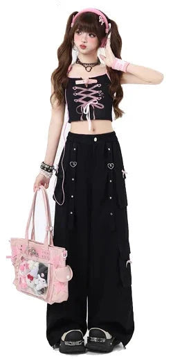 Sweet Cool High Waist Cargo Pants