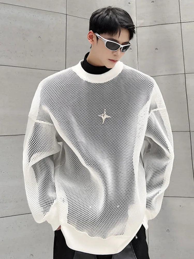 Sweat-shirt en maille texturée