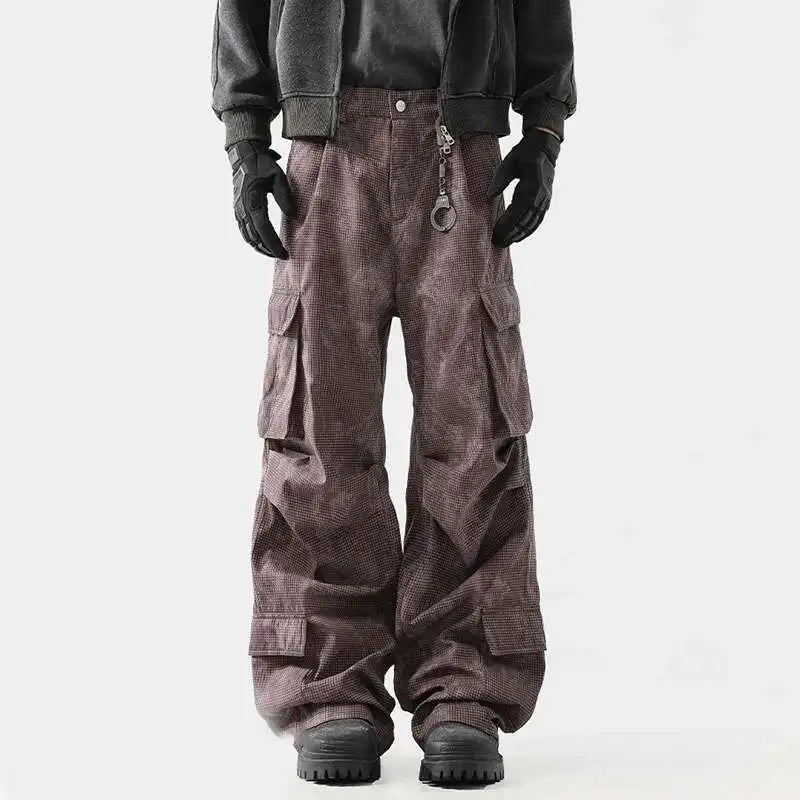 Chic Pleated Cargo Pants