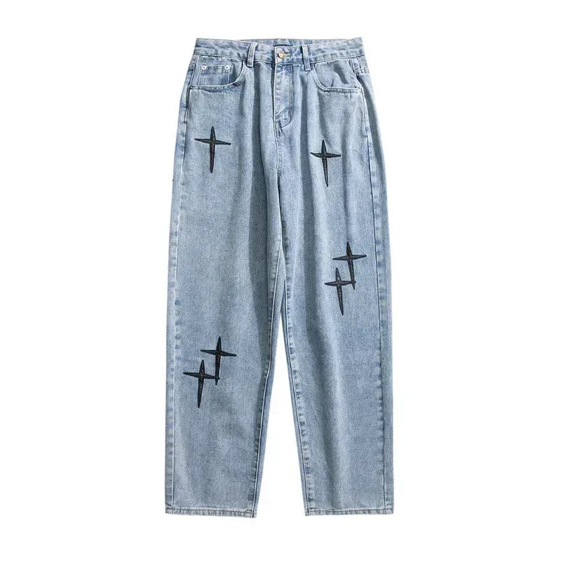 High Waist Loose Fit Denim Jeans