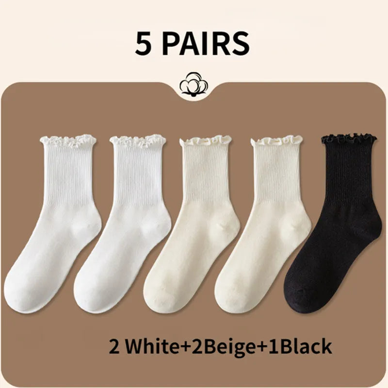 Breathable Middle Tube Socks