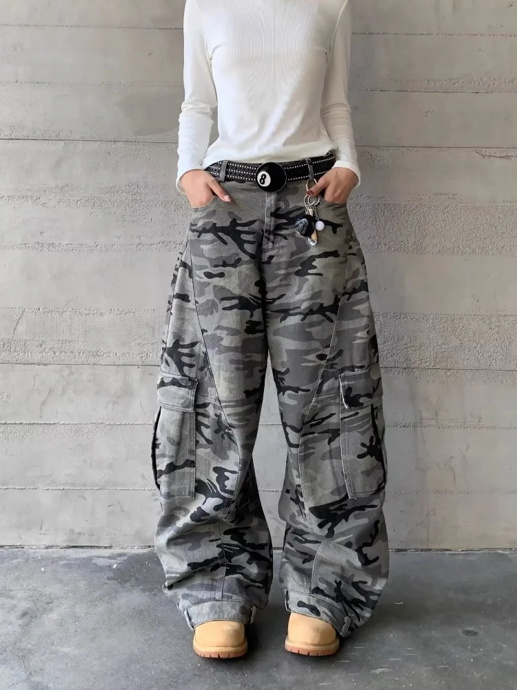 Camouflage Baggy Cool Cargo Jeans
